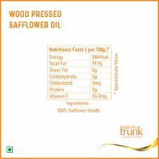 woodpressed safflower oil 1 litre