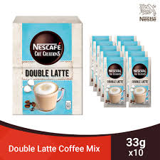NESCAFE Cafe Creations Double Latte Coffee Mix 33g - Pack of 10 | Shopee  Philippines