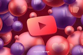 Abstract Background With Youtube Logo Vector Premium Download