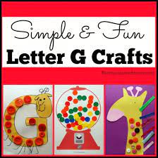 simple letter g crafts for toddlers and