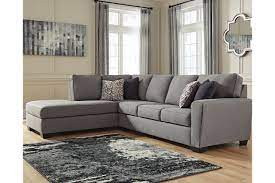 Signature design by ashley alliston db raf gray sectional sofa. Larusi 2 Piece Sectional With Chaise Ashley Furniture Homestore