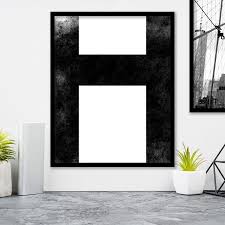 Framed Wall Art Monogram Capital