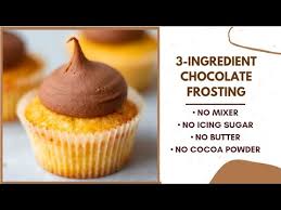 easy chocolate frosting 3 ings