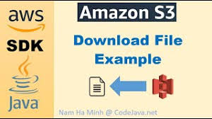 aws java sdk file from s3 exle