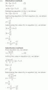 Linear Equations Math Formulas