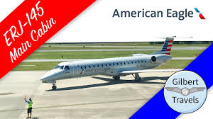 american airlines eagle economy erj 145