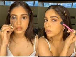 bhumi pednekar debuts as a makeup