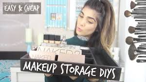 diy makeup storage and organization