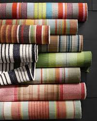 cote stripe cotton rug