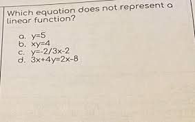Answered Which Equation Does Not