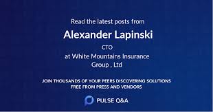 The company's corporate headquarters and its registered office are located in hamilton, bermuda. Alexander Lapinski Cto At White Mountains Insurance Group Ltd Pulse Q A