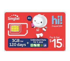 singtel prepaid sim card