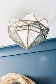 Marquise Prism Lantern Flush Mount