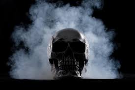 premium photo halloween human skull