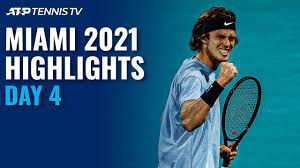 À 19 ans, le canadien bat. Tsitsipas Shapovalov And Rublev All In Action Miami 2021 Highlights Day 4 Youtube