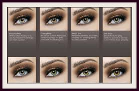 Desio Contacts Demo All 8 Colors On Dark Eyes Colored