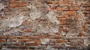 Chipped Brick Wall Texture Background