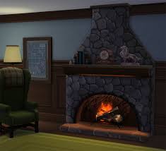Sims 4 Maxis Match Fireplace Cc