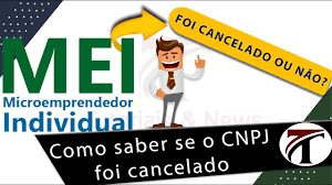 meu cnpj foi cancelado mei 2021