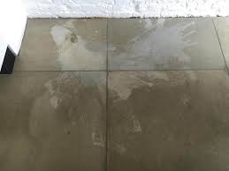 cement tiles vinegar stain removal