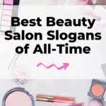 catchy hair beauty salon slogans