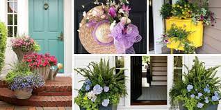 ideas for decorating the front door
