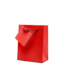 small red gift bag
