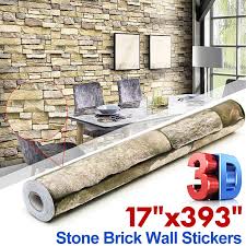 Wall Stickers 45cmx10m Pvc Stone