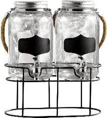 glass cold drink dispenser glass jug