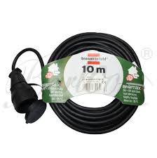 10 Meter Extension Cable Ip44 Black