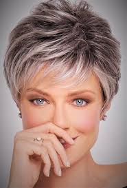 Hints of copper over a chocolate brown base keep the hairstyle light and fresh, and the slightly inverted shape is a good silhouette for everyone. Pixie Haircuts Short Hair Styles For Women Over 60 Novocom Top