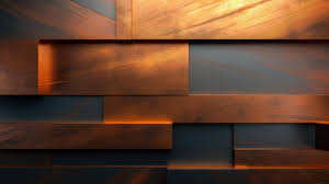 Copper Wall Background