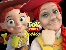 makeup of jessie in toy story