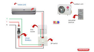 split ac indoor outdoor wiring diagram