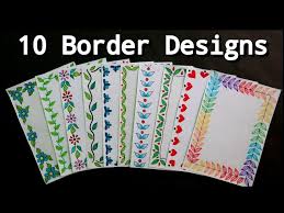 easy border design ideas