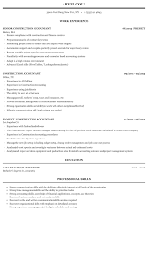 Looking for an accounting resume example? Construction Accountant Resume Sample Mintresume