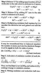 Balance The Following Redox Equations