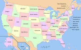 Usa state maps and flags. File Map Of Usa With State Names Svg Wikipedia