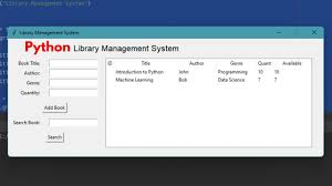 simple library management system in python