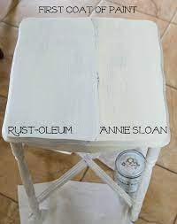 annie sloan chalk paint vs rust oleum