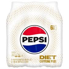 t pepsi cola soda caffeine free