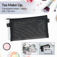 promo pouch make up kosmetik transparan