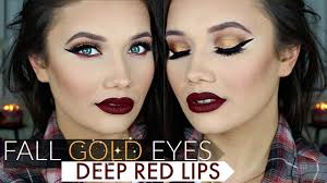 red lips makeup tutorial