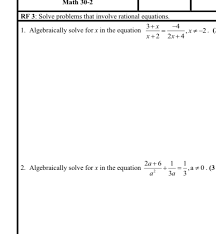 Solved Math 30 2 Rf 3 Solve Problems