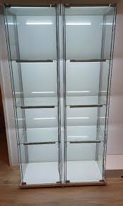 1x Ikea Detolf Glass Display Cabinet