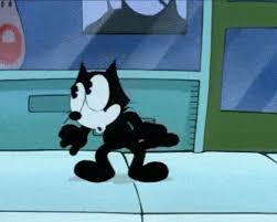 scared outta your skin felix the cat