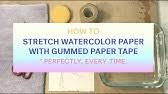 (sorry for my little bit of humor there.). How To Stretch Watercolor Paper Perfectly Youtube