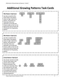 Heres A Nice Lesson Plan And Activities On Growing Patterns