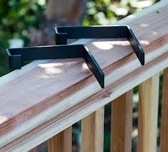 The hooks are about 2 inches, and you can attach them quickly to the rails. How To Choose Brackets For Railing Planters In 4 Easy Steps