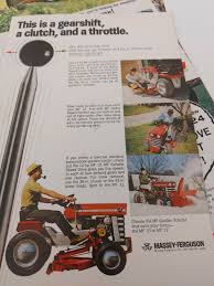 1960s lawn tractor ads lot of 17 bolens